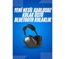 2025 Model Kulak Üstü Kablosuz Bluetooth Kulaklık Gürültü Azalta Uzun Pil
