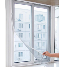 Pencere Sineklik Tülü 100x150 CM Çift Taraflı Bant Hediyeli Kesilebilir Tül Sineklik Seti