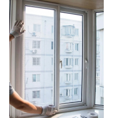 Pencere İçin Sineklik Tülü 100x150 CM Çift Taraflı Bant Hediyeli