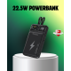 Powerbank Dahili Ekranlı 10000 mAh Çift Kablolu