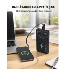 Powerbank 10000 mAh Dijital Göstergeli Taşınabilir Yeni Nesil