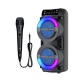 LED Işıklı Kablosuz Bluetooth Hoparlör USB TF Kart Destekli