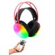 RGB Işıklı Yüksek Ses Kaliteli Kablosuz Kulak Üstü Bluetooth Kulaklık