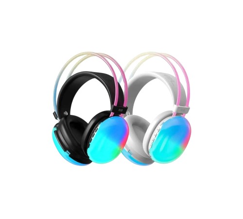 Kablosuz Bluetooth Kulaklık RGB Işıklı Kulak Üstü 5.3 Bluetooth Bağlantılı