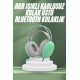 Unısex Yüksek Ses Kaliteli Yumuşak Kılıflı Kablosuz Kulak Üstü Bluetooth Kulaklık