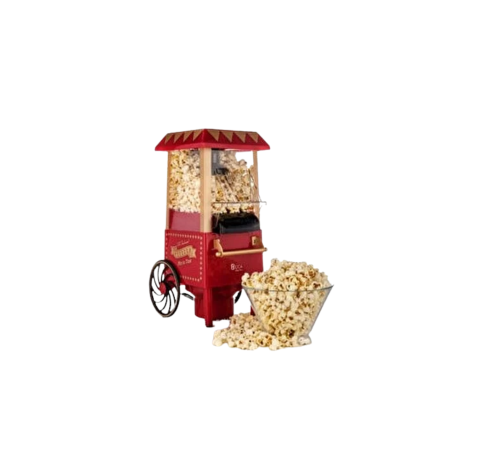 5 Dakikada Popcorn Hazırlayan Yağsız Patlatma Makinesi