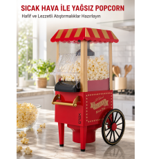 Sağlıklı Atıştırmalıklar İçin Yağsız Popcorn Makinesi