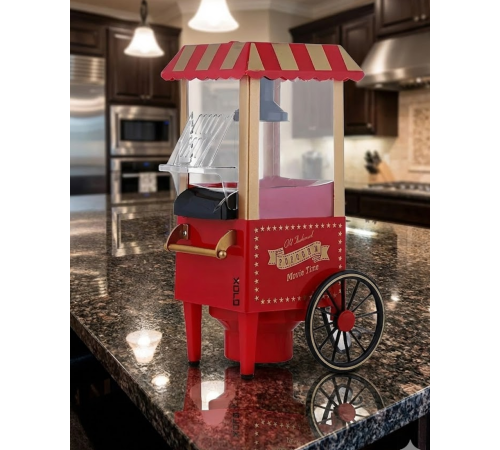 Yağsız Popcorn Makinesi Sıcak Hava ile Hızlı Patlatma