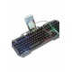 Işıklı Q Klavye Mouse Seti Siyah Klavye