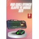 RGB Işıklı Klavye Q Klavye Mouse Hediyeli
