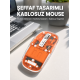 Mouse Fare Kablosuz Mouse Fare Şarjlı Bluetooth Sessiz 5 Tuşlu Şeffaf