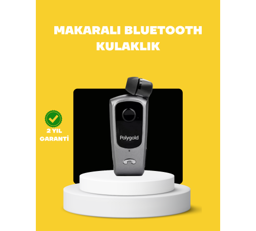 Geri Çekilebilir Kablolu Bluetooth İş Kulaklığı