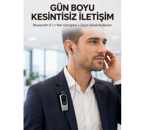 Çift Telefon Bağlantılı Eller Serbest Bluetooth Kulaklık