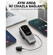Mikrofonlu ve Ses Kontrollü Kablosuz Kulak İçi Kulaklık