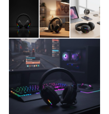 Headset Kablosuz Bluetooth 40MM Sürücülü Mikrofonlu  Kulaklığı