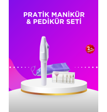 Elektrikli Manikür ve Pedikür Matkap Seti – Ayarlanabilir Hız, Ergonomik ve Sessiz
