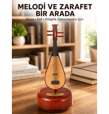 Ud Sembolü Müzik Kutusu Estetik Tasarım Melodi Destekli