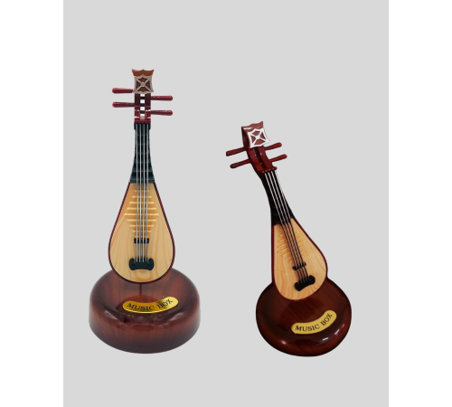 Enstrüman Figürlü Melodi Çalan Dekoratif Müzik Kutusu