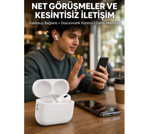 Gürültü Engelleme Teknolojili Bluetooth Kulaklık – Adaptif Ses ve Uzun Pil Süresi Yeni Nesil