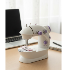 Ev Tipi Mini Dikiş Makinesi Ayarlanabilir Hız ve Işıklı