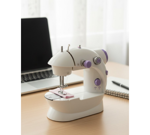 Ev Tipi Mini Dikiş Makinesi Ayarlanabilir Hız ve Işıklı