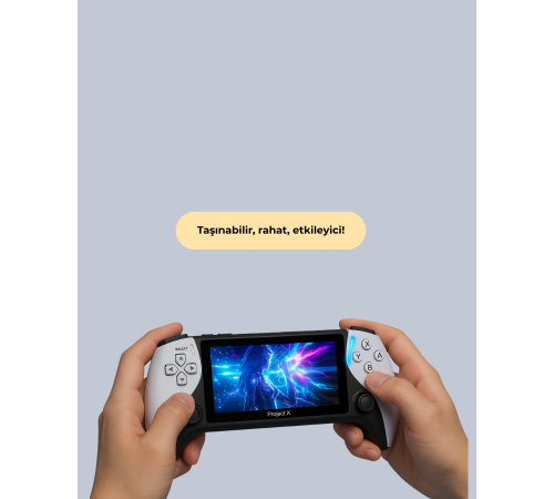 Kompakt ve Hafif Retro Oyun Konsolu 1000 Klasik Oyun Dahil