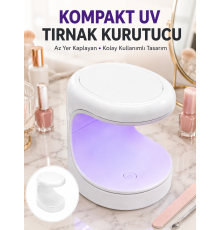 Seyehat Tipi Mini Oje Kurutucu Ultraviole Mor Işık Protez Tırnak Kurutucu Yeni Nesil