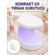 Seyehat Tipi Mini Oje Kurutucu Ultraviole Mor Işık Protez Tırnak Kurutucu Yeni Nesil
