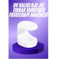 Seyehat Tipi Mini Oje Kurutucu Ultraviole Mor Işık Protez Tırnak Kurutucu