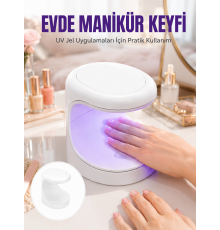 Protez Tırnak Kurutucu Kalıcı Oje Led Oje Kurutucu UV Işınlı Taşınabilir Yeni Nesil