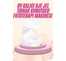 Mini Taşınabilir Kalıcı Oje Jel Tırnak Kurutucu Fototerapi Makinesi