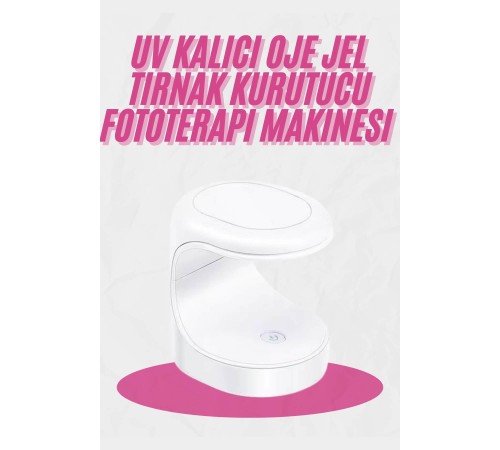 Kalıcı Oje Kurutucu Mini UV Işınlı Taşınabilir Hızlı ve Pratik Oje Kurutucu