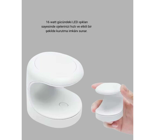 Tırnak Matkabı ve LED Oje Kurutucu 2’li Profesyonel Bakım Seti Yeni Nesil