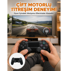 Kablosuz Titreşimli Oyun Kolu – Yüksek Hassasiyetli Analog Kontrol ve Ergonomik Tutma Yeni Nesil