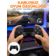 PS4 Uyumlu Kablosuz Oyun Kolu – Gerçekçi Titreşimli Geri Bildirim Yeni Nesil