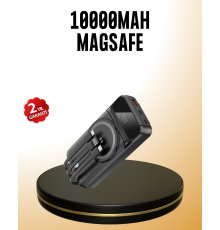 15W Kablosuz Hızlı Şarjlı 10000 mAh Powerbank – Taşınabilir, LED Göstergeli