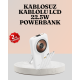 Manyetik Kablosuz Powerbank 22.5W Hızlı Şarj LCD Ekranlı