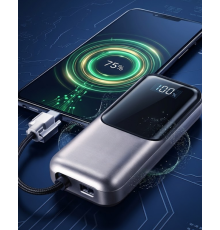 Type C ve Lightning Destekli Yüksek Kapasiteli Powerbank 13000 mAh