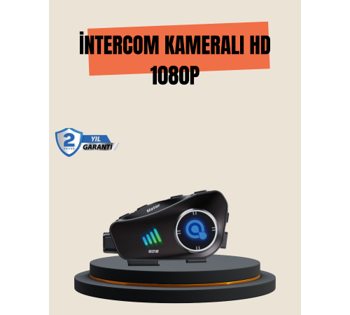 Q28 Motosiklet Kask Bluetooth Kulaklık  Full HD 1080P Kamera