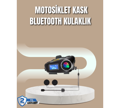 500 Metre İnterkom Mesafeli Kask Kulaklığı Gürültü Engelleyici