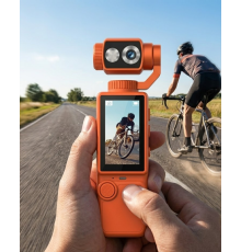 4K Video Çekim Özellikli Gimbal Kamera 180 Derece Dönebilen Lens Stabil Çekim