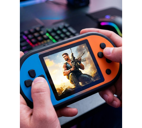 Mario Oyunlu Mini El Konsolu Yüksek Çözünürlüklü Retro Oyun Cihazı