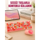 Retro Tarz Bluetooth 5.1 Klavye – Win/OSX/Android/iOS Uyumlu Yeni Nesil
