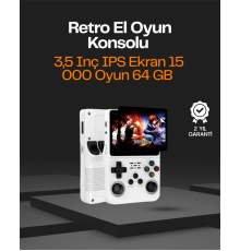 Taşınabilir Retro Oyun Konsolu – 15.000 Oyun, 64 GB Depolama, IPS Ekran