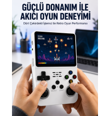 Retro El Konsolu 64 GB – 15.000 Oyun, Geniş Platform Desteği, 3.5” IPS Ekran Yeni Nesil