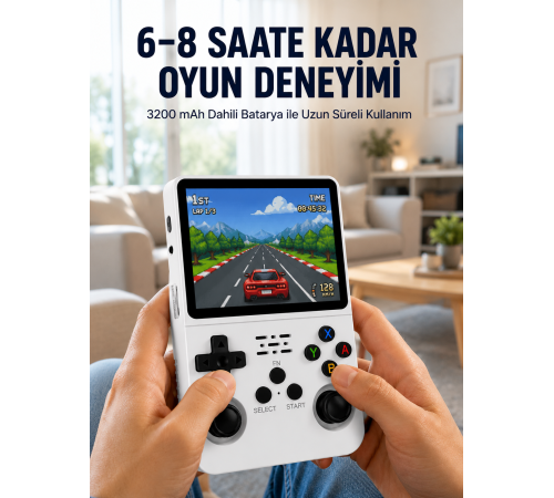 64 GB Retro Oyun Konsolu – Çoklu Emülatör Desteği, Linux Tabanlı Açık Sistem Yeni Nesil