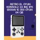 Retro El Konsolu 64 GB – 15.000 Oyun, Geniş Platform Desteği, 3.5” IPS Ekran