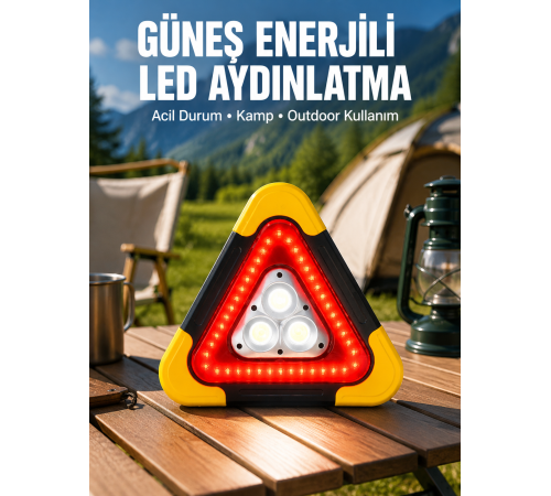 USB Şarjlı Çok Modlu Acil Durum Feneri Yeni Nesil