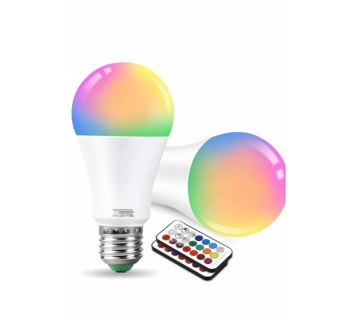 Ambiyans Aydınlatma RGB Led Lamba Kumandalı Renk Değiştirebilen