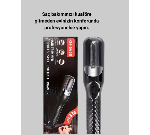 RH-6668 Taşınabilir Şarjlı Saç Kesme Makinesi Elektrikli Kişisel Bakım Aleti Yeni Nesil